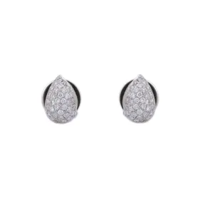 14K White Gold Tiny Diamond Studs