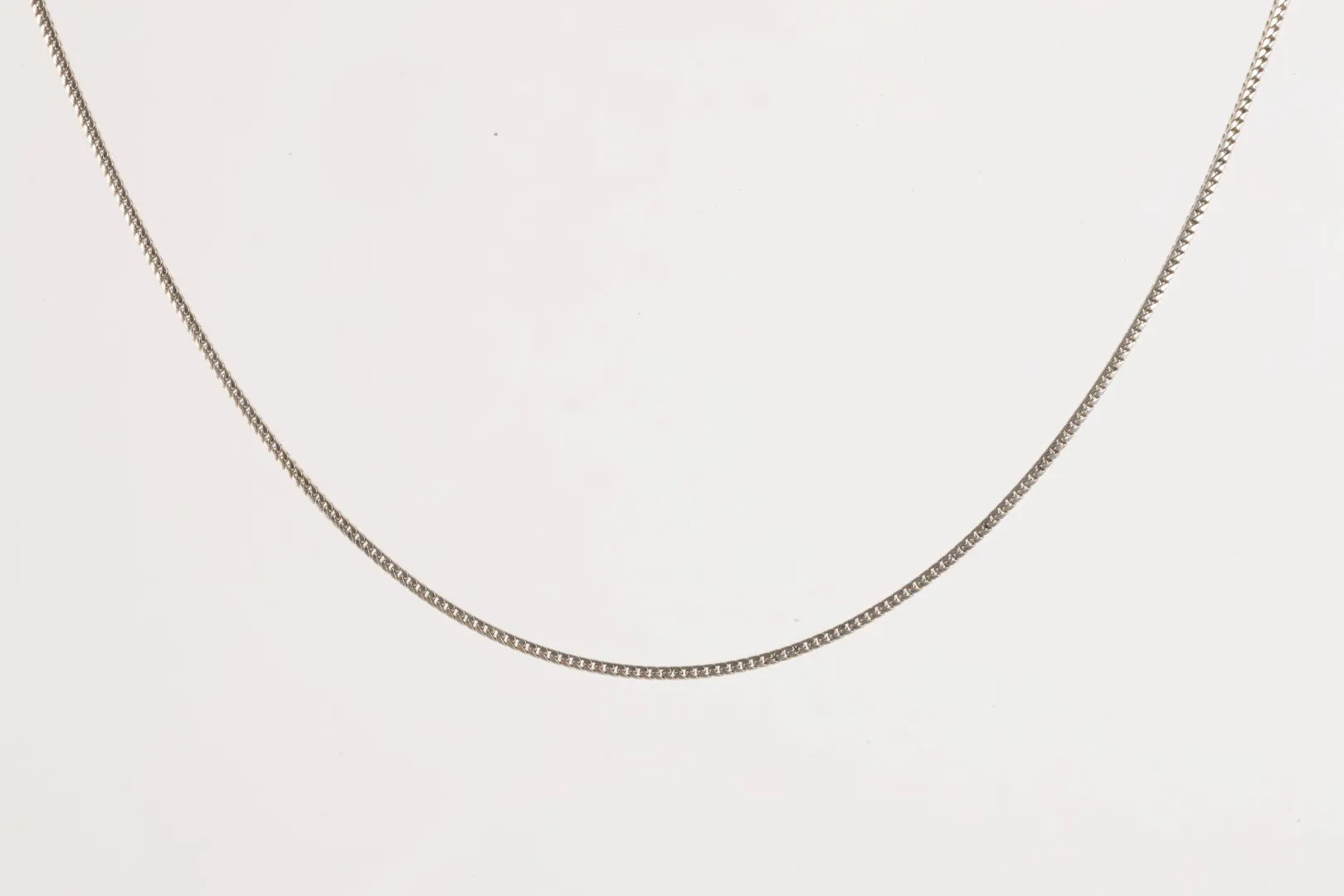 20.5" 14k White Gold Foxtail Chain Necklace (5.56g.)