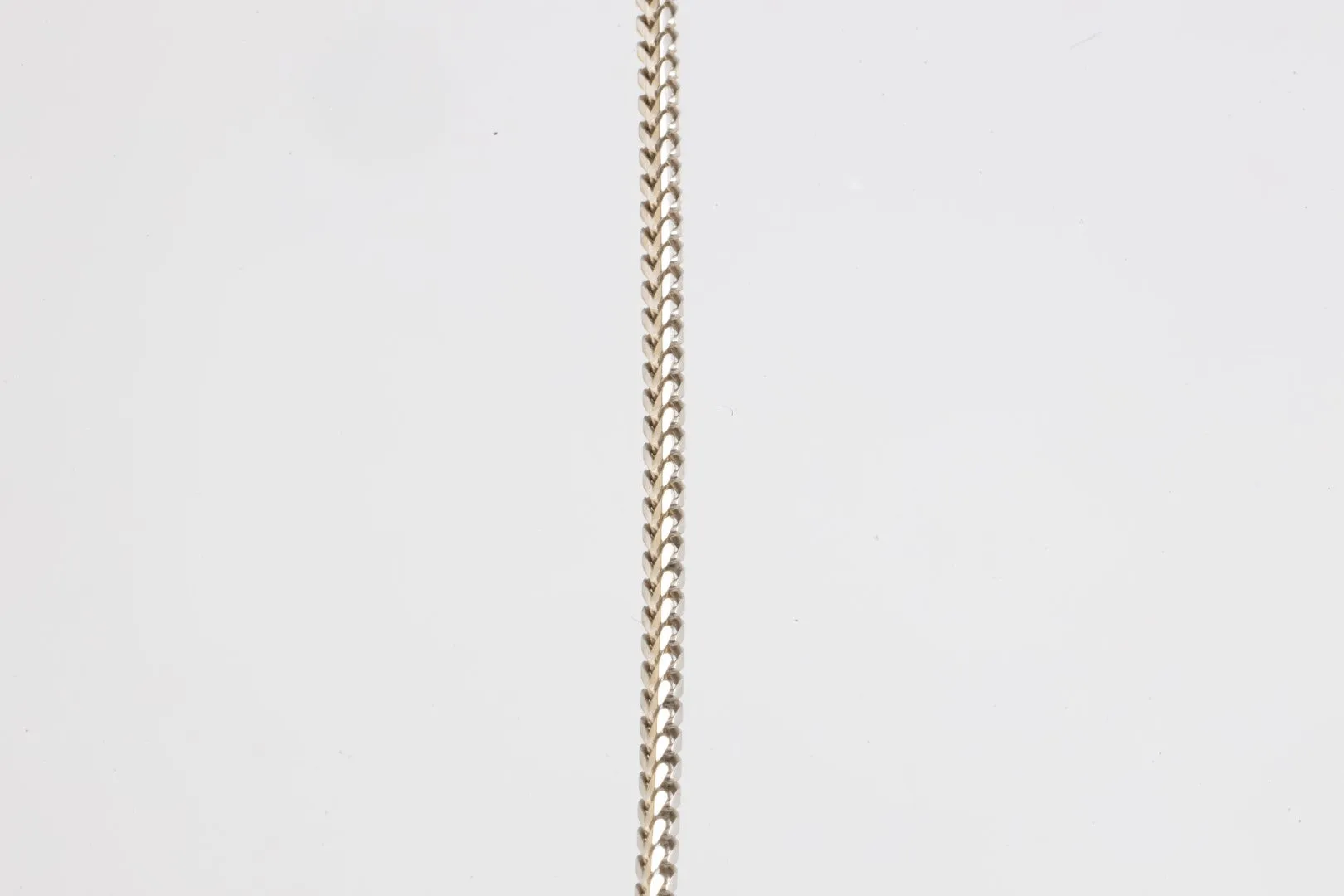 20.5" 14k White Gold Foxtail Chain Necklace (5.56g.)