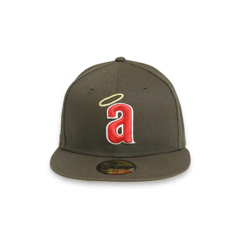 [70693439] Los Angeles Angels 35 Anniversary Brown 59FIFTY Men's Fitted Hat