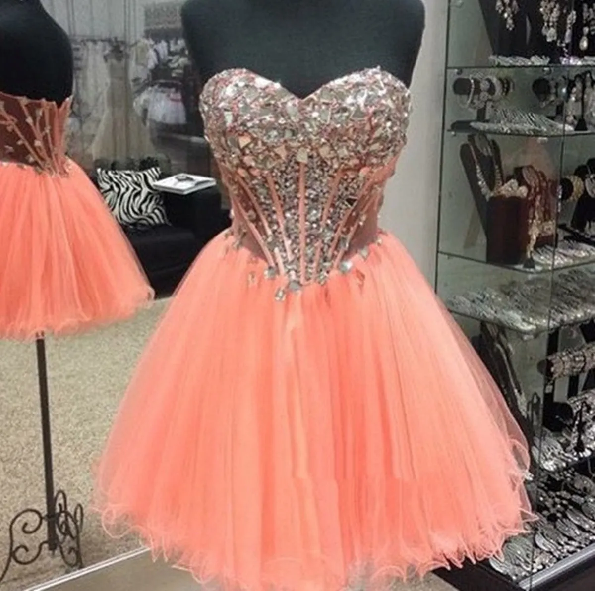 A Line Sweetheart Neck Short Prom Dresses, Formal Dresses, Evening Dresses, Homecoming Dresses