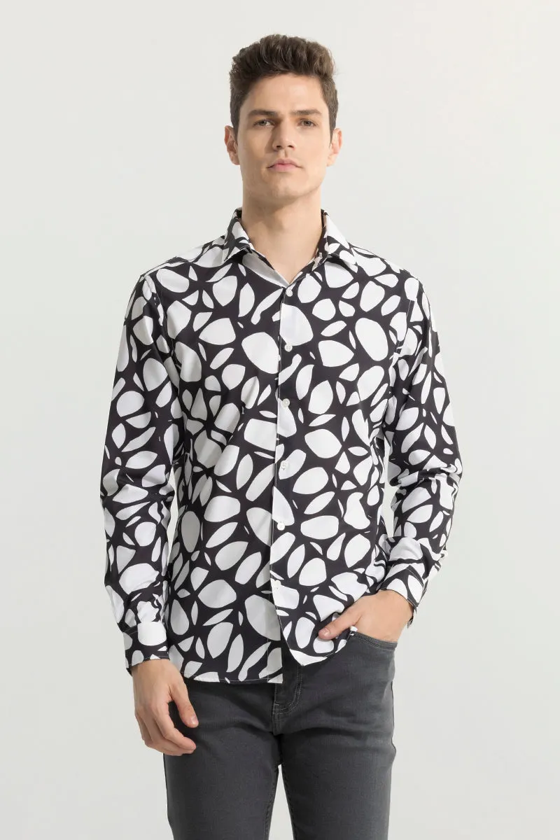 Abstracto Pebble White Shirt