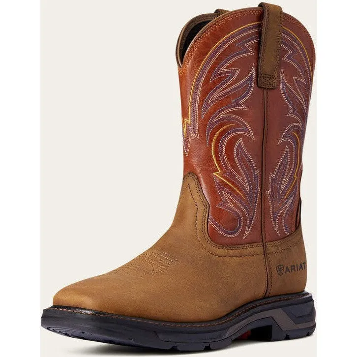 Ariat Men's WorkHog Xt CottonWood Western Work Boot - Earth - 10038323