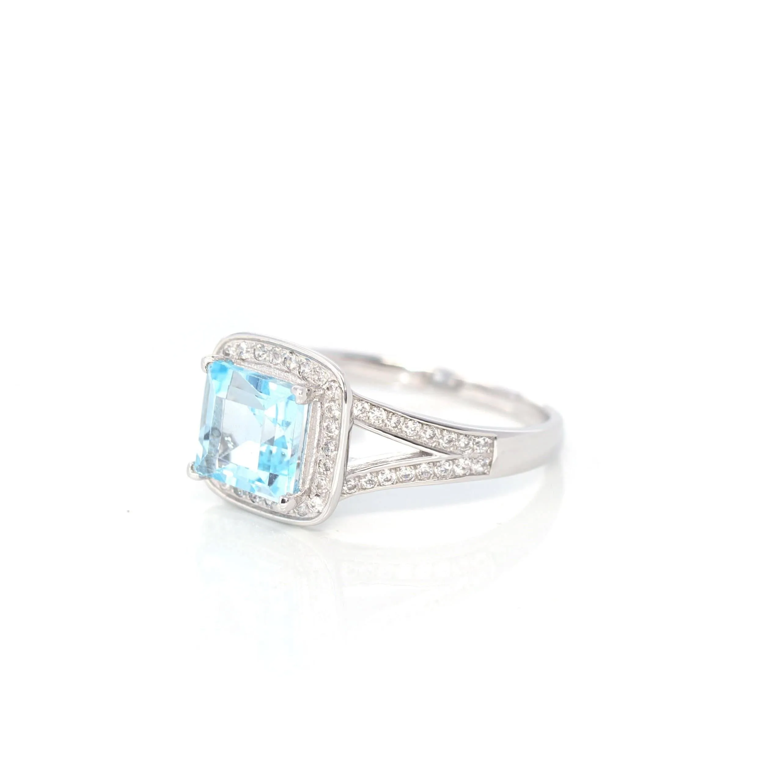 Baikalla? Sterling Silver Sky Blue Topaz Ring