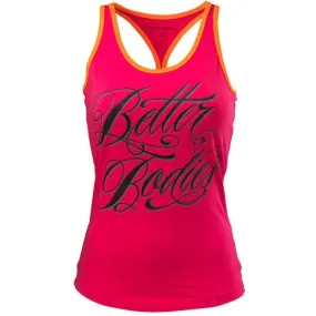 Better Bodies Energy T-Back - Hot Pink-Orange