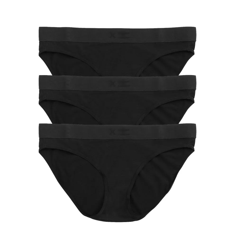 Bikini 3-Pack - TENCEL™ Modal Black