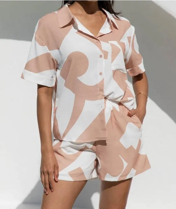 BILLIE shirt and shorts set