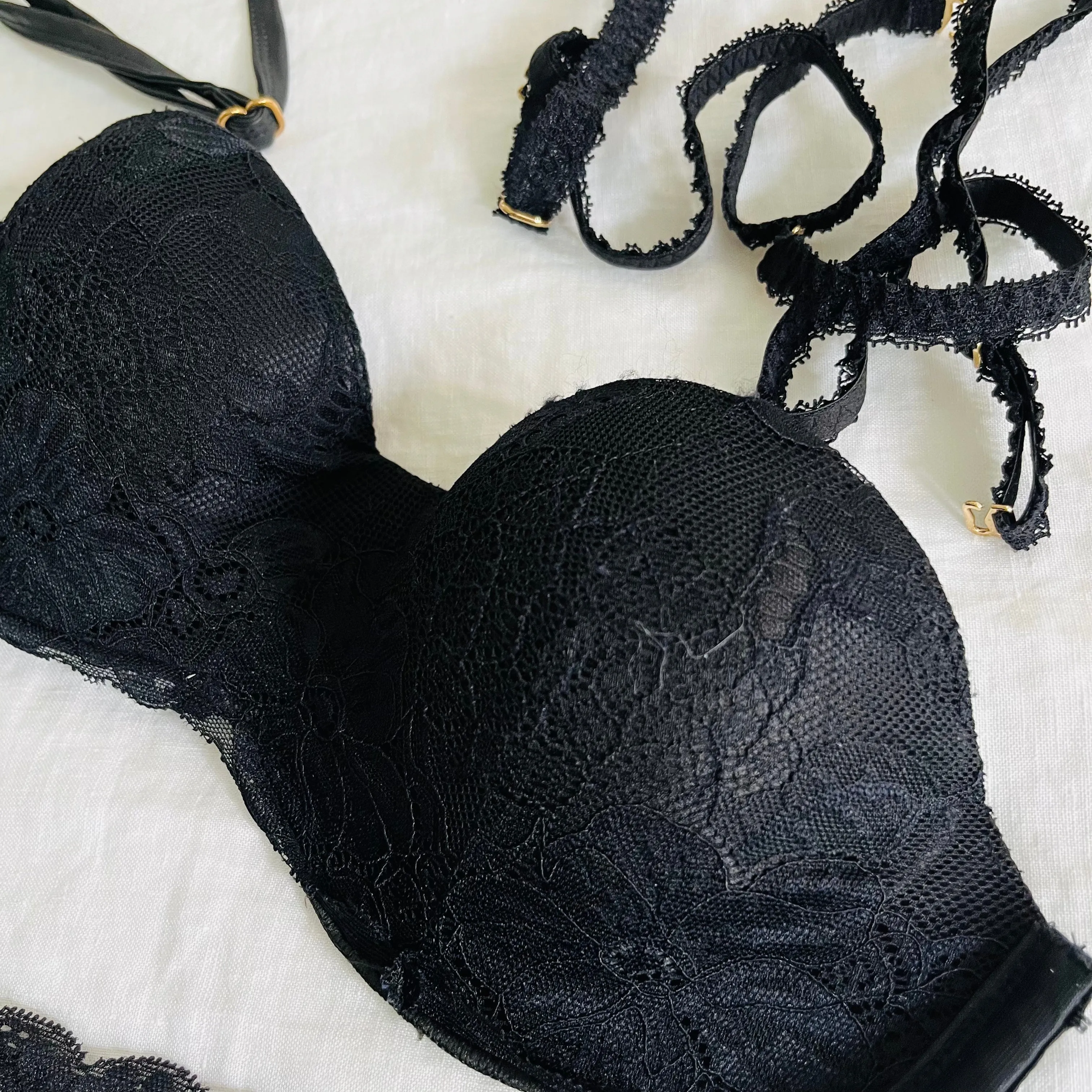 Black Lace Angelina Set