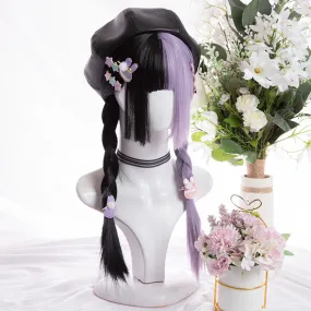 Black Purple Duo Wig SD00682