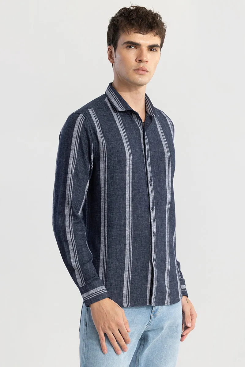 Bold Line Navy Stripe Shirt