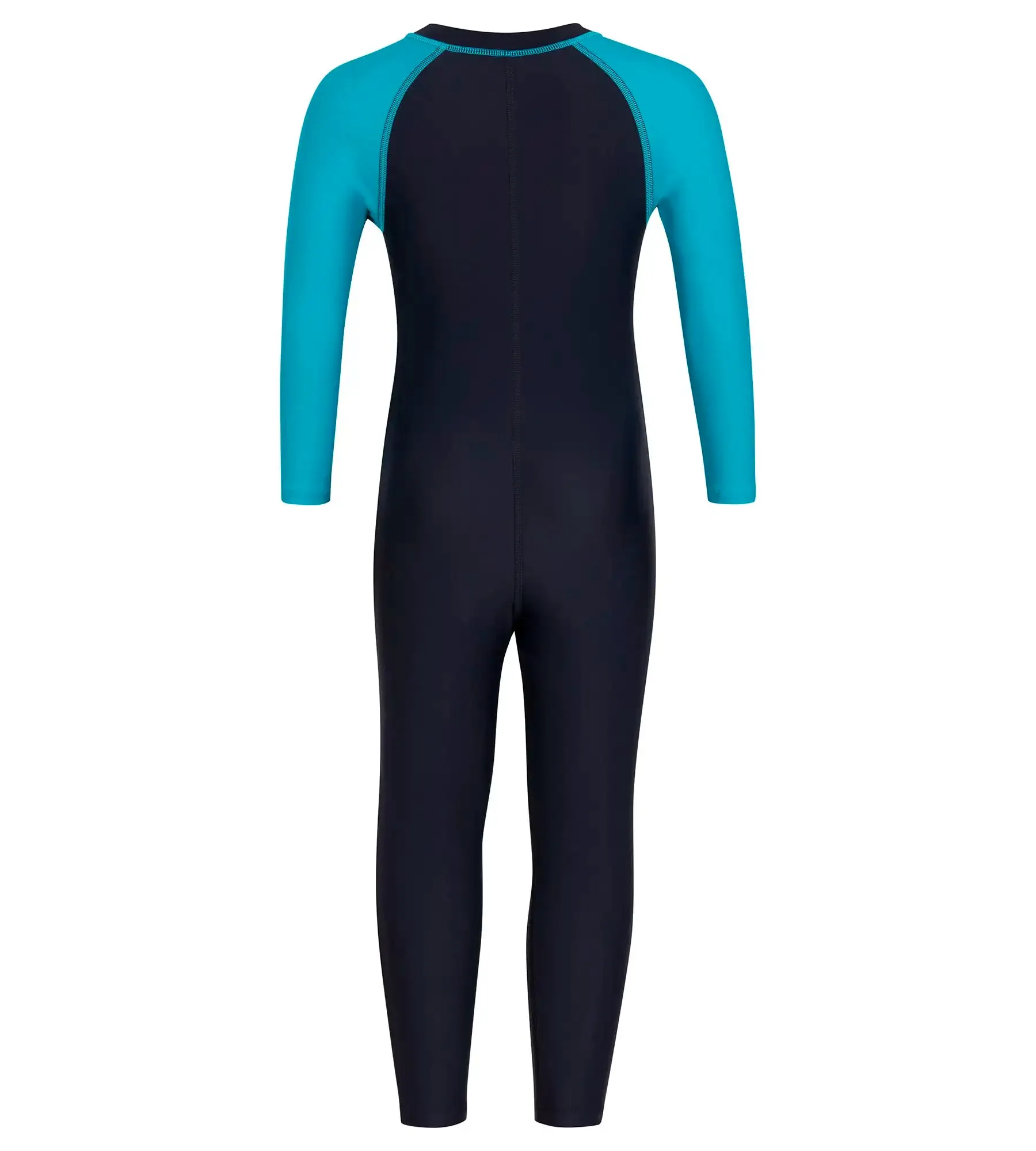 Boy's Endurance All in one suit   - True Navy  &  Aquarium