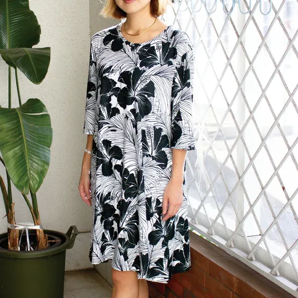 Breathable Tunic A-Line Half Sleeve