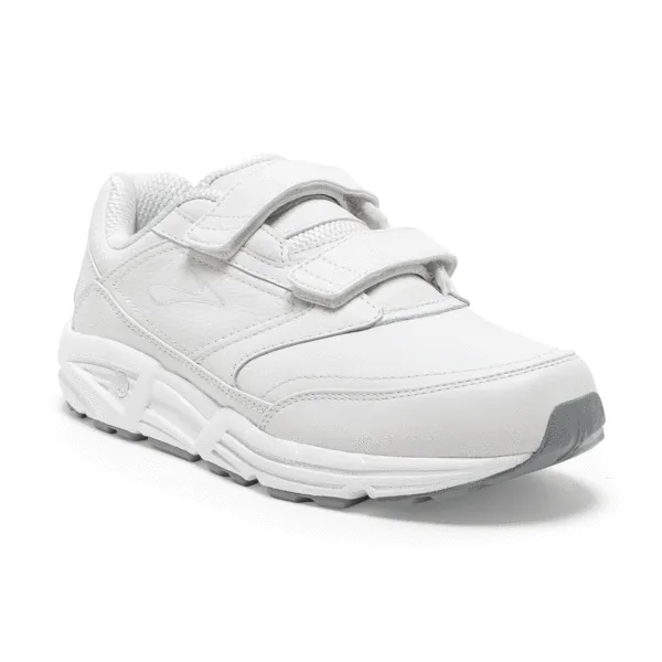 Brooks Addiction Walker V-strap Mens | Extra Wide | White