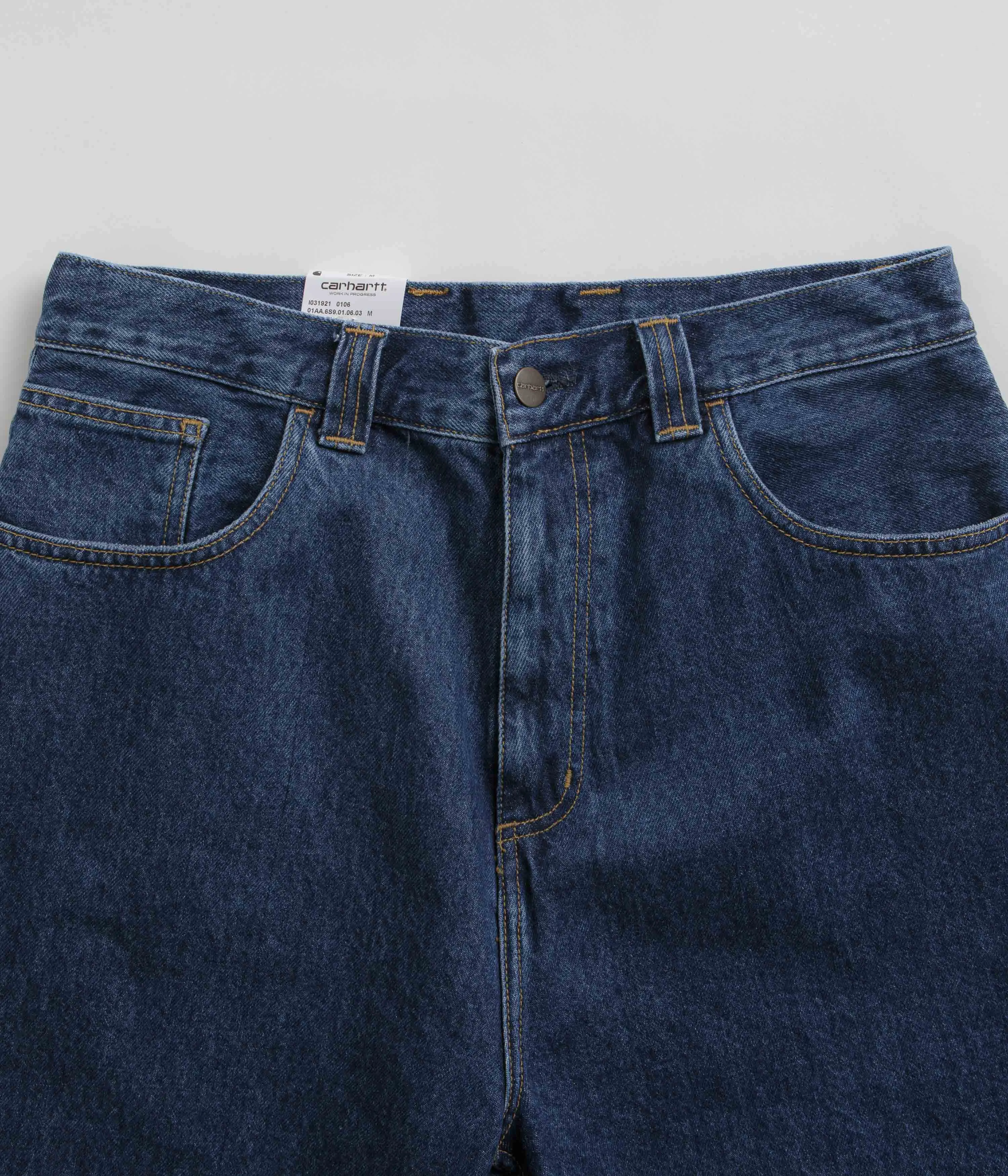 Carhartt Brandon Shorts - Blue Stone Washed