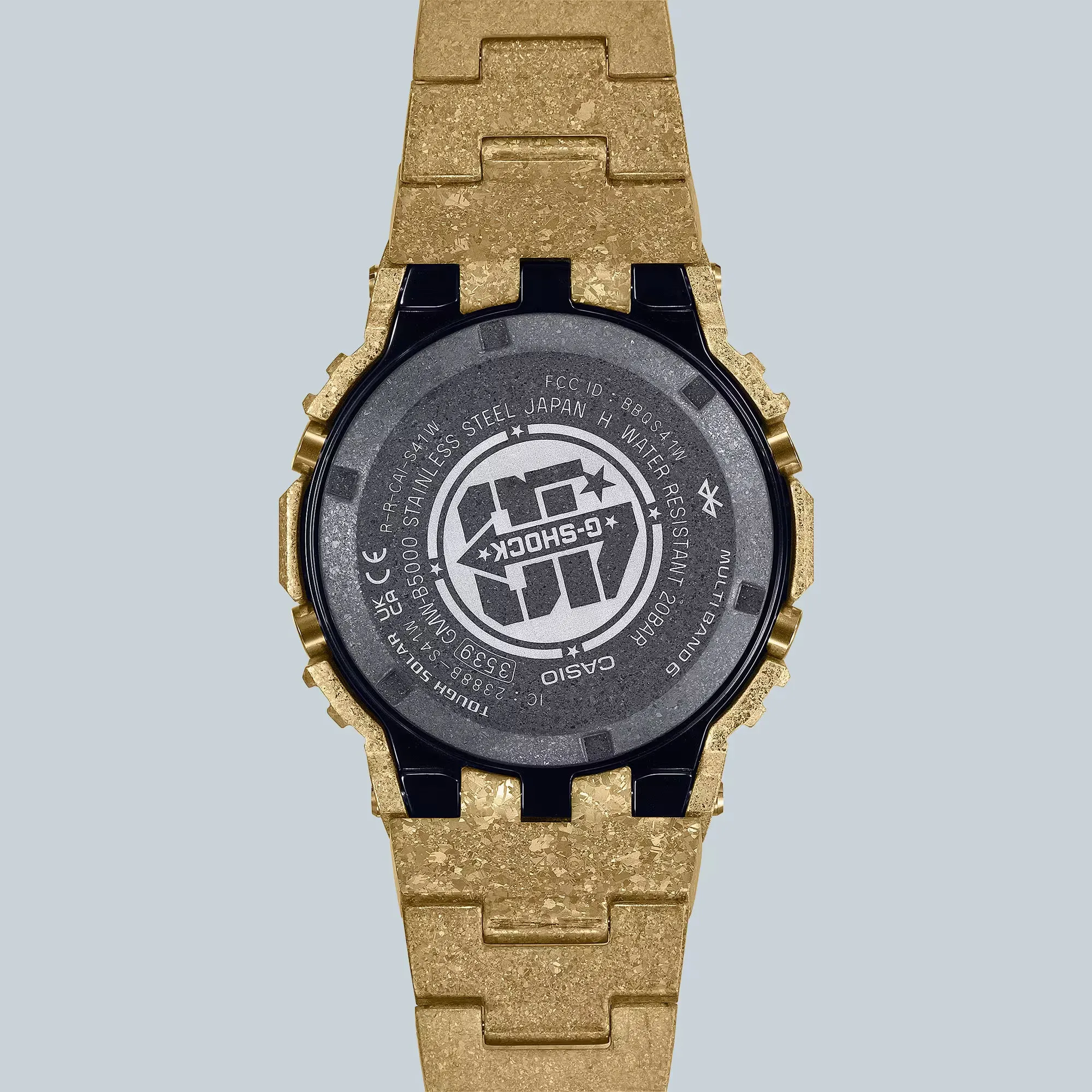 CASIO G-SHOCK GMWB5000PG-9 Gold 40th Anniversary Recrystallized Steel Bluetooth Full Metal Solar Watch