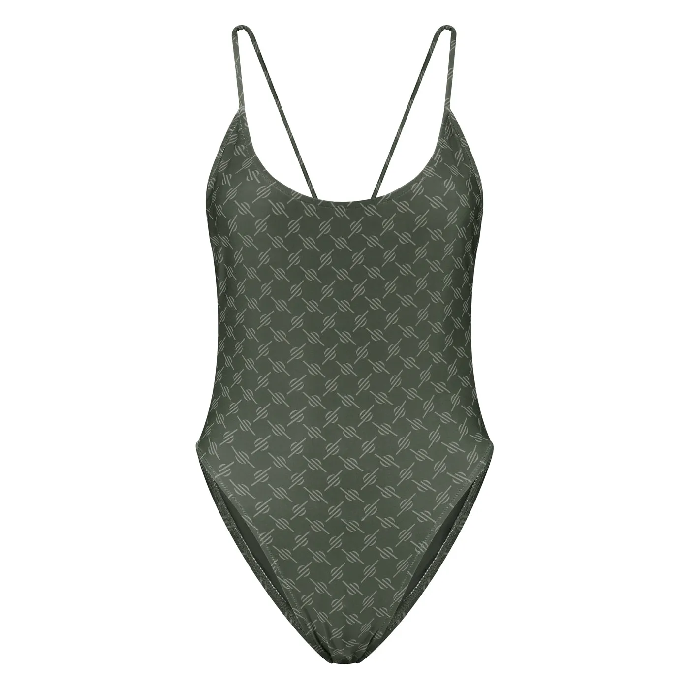 Chimera Grey Reya Monogram Swimsuit