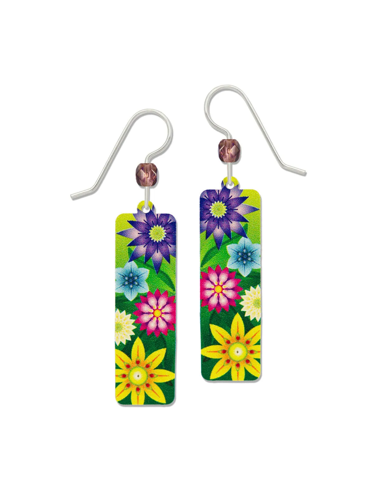 Colorful Blooming Flower Dangles by Sienna Sky