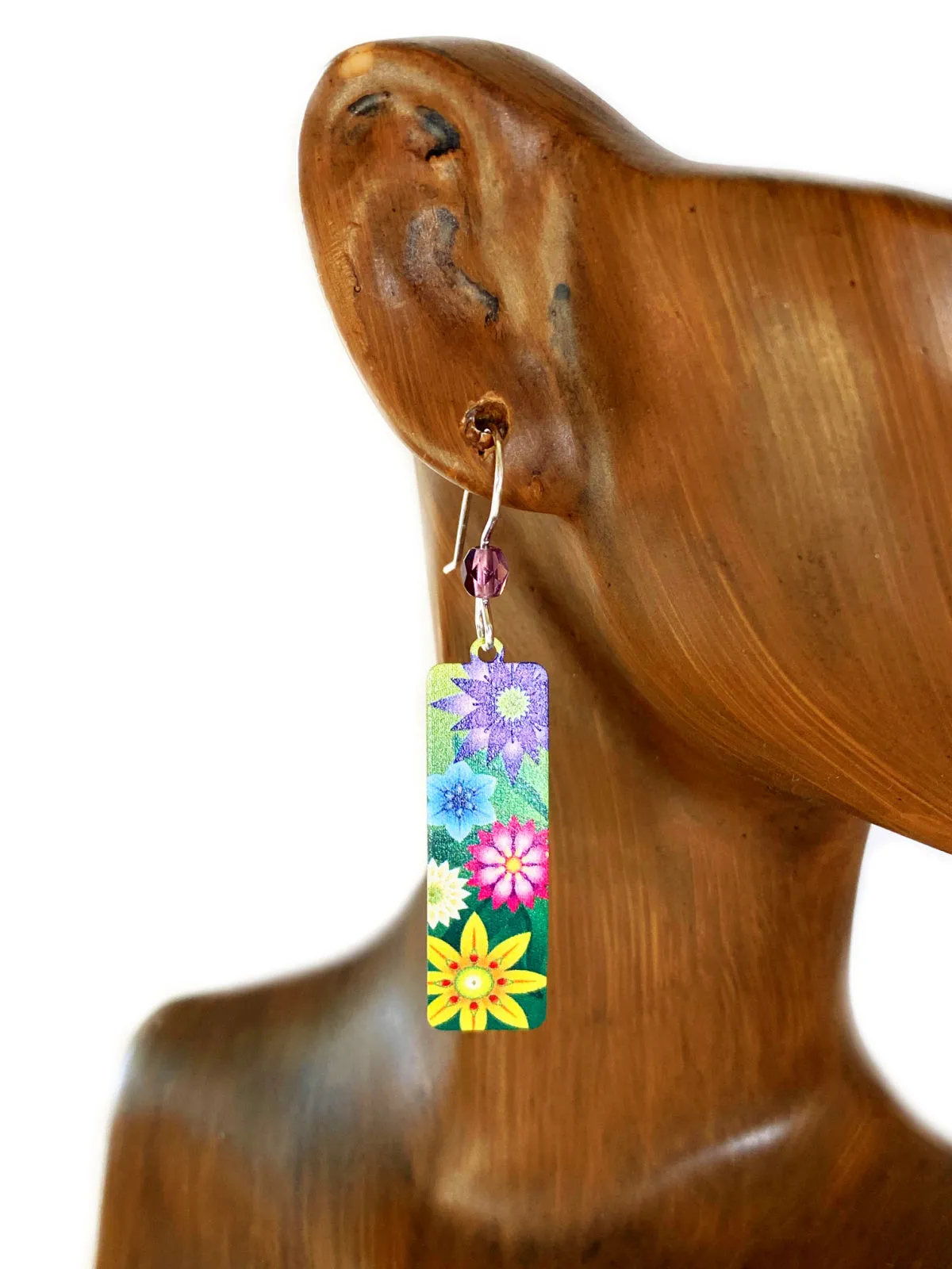 Colorful Blooming Flower Dangles by Sienna Sky