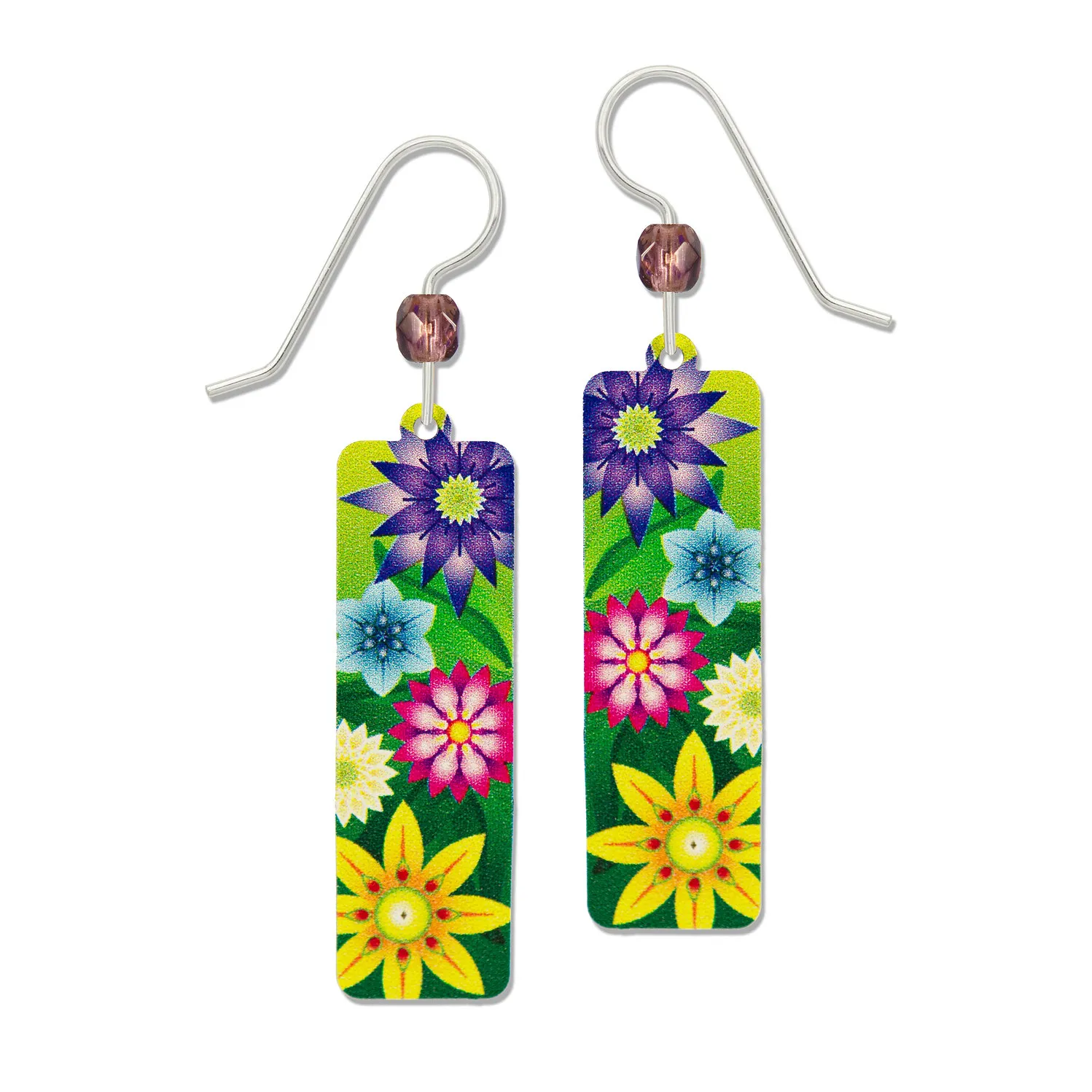 Colorful Blooming Flower Dangles by Sienna Sky