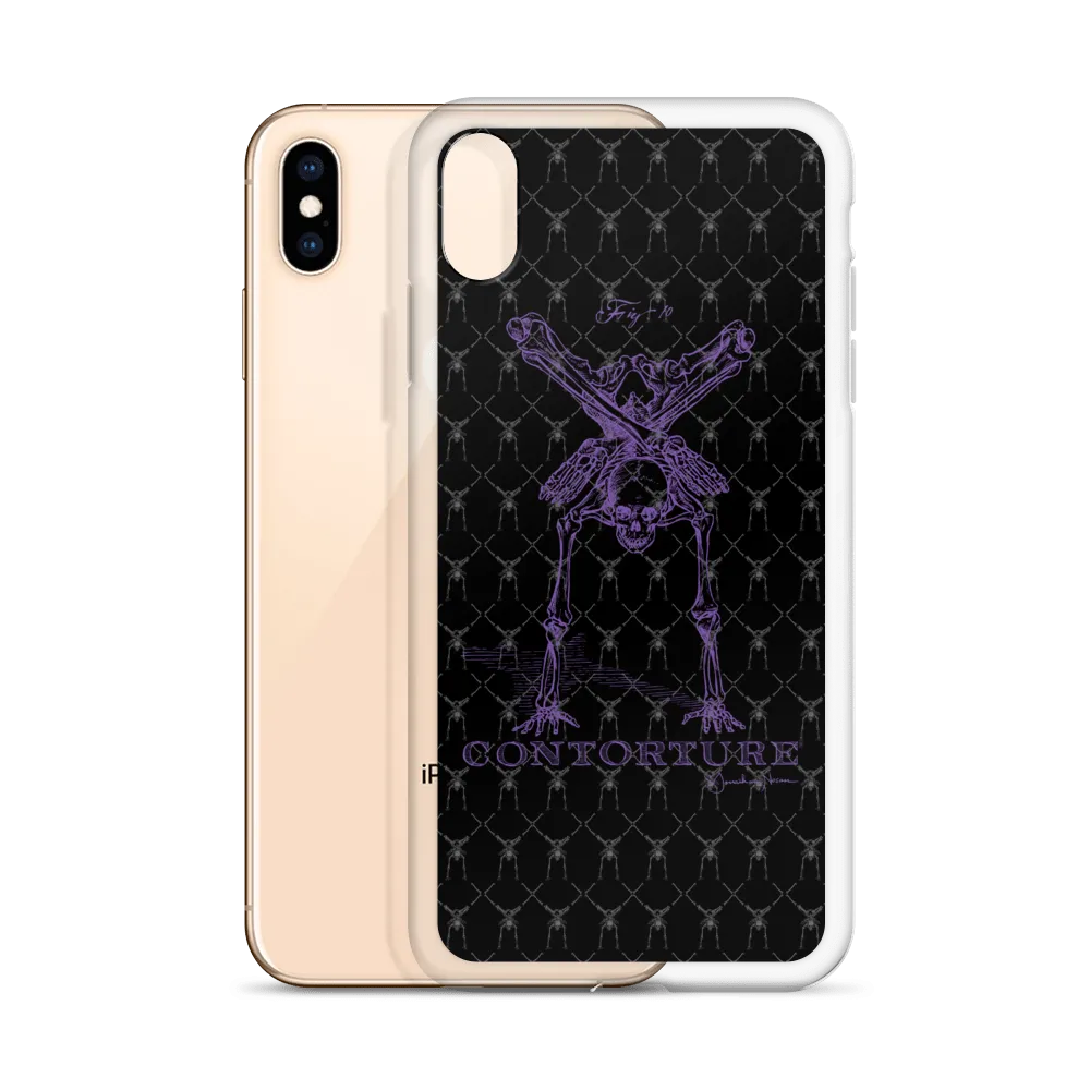 Contorture iPhone Case: Black Sabbath Purple Contortion Skeleton