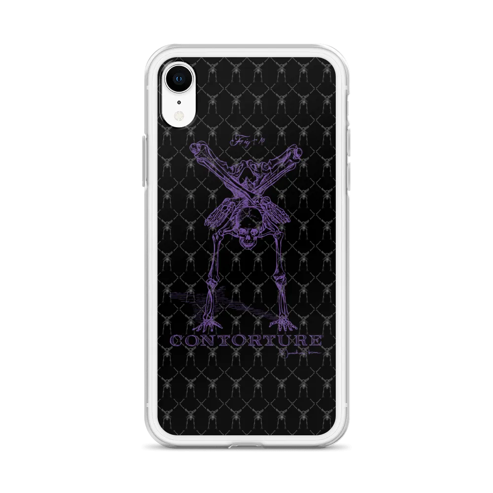 Contorture iPhone Case: Black Sabbath Purple Contortion Skeleton