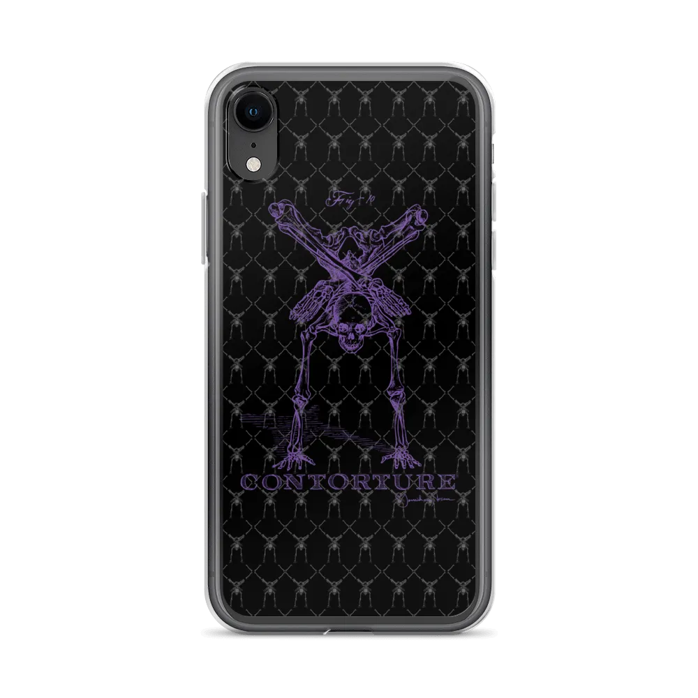 Contorture iPhone Case: Black Sabbath Purple Contortion Skeleton