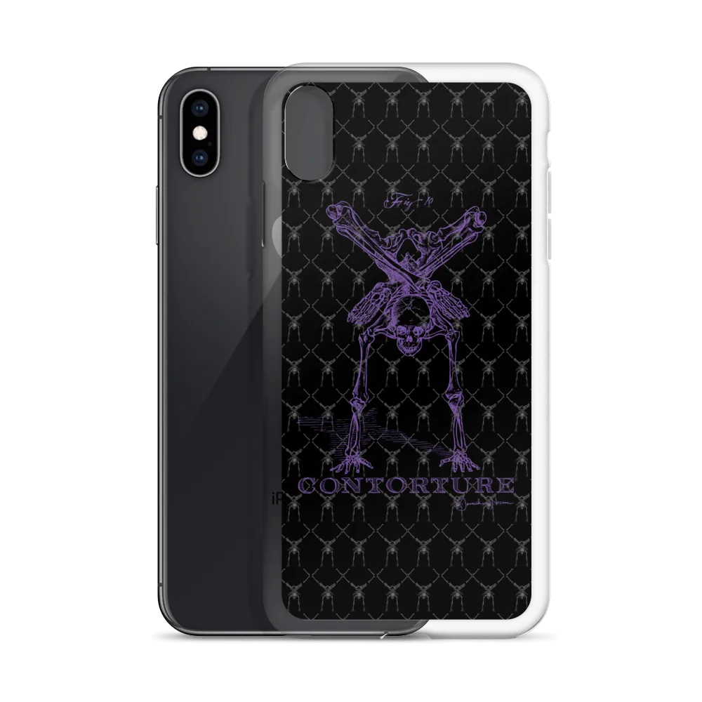 Contorture iPhone Case: Black Sabbath Purple Contortion Skeleton