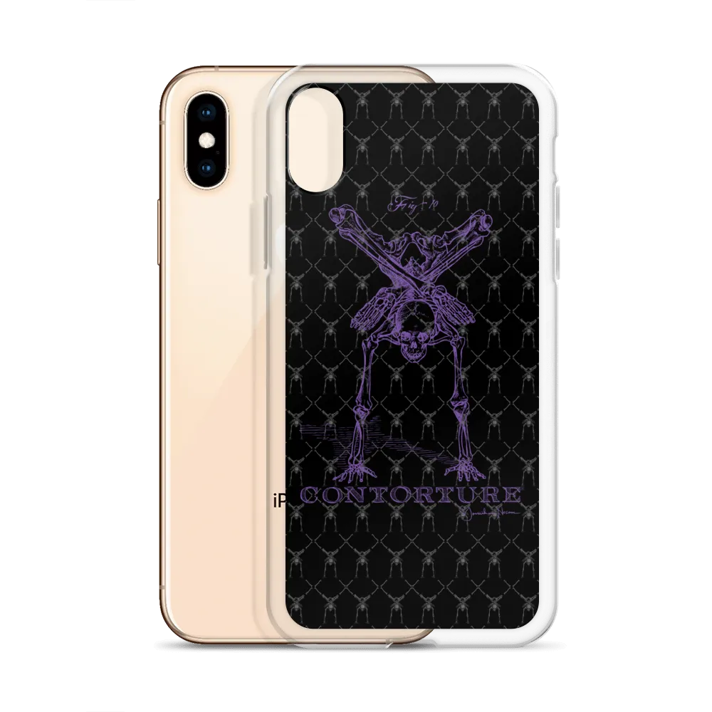 Contorture iPhone Case: Black Sabbath Purple Contortion Skeleton