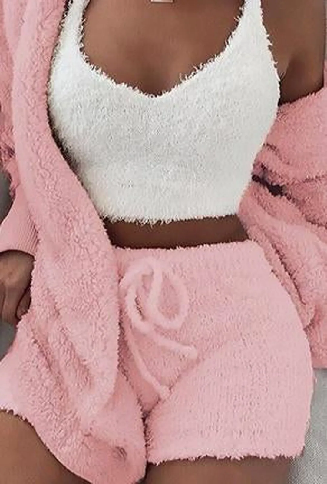 CORRIE - ROBE 3 PIECE FLEECE SET