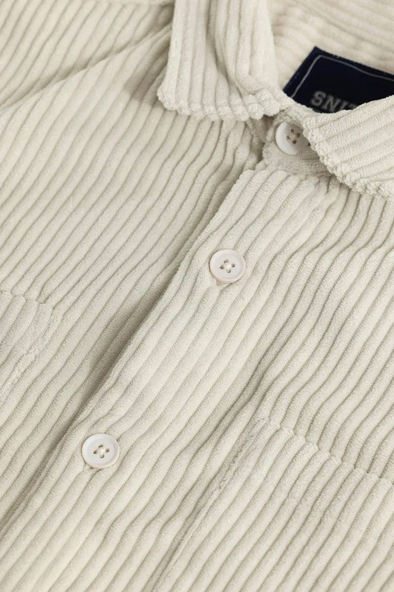 Cozy Cord Cream Shirt