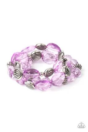 Crystal Charisma - Purple Paparazzi Bracelet