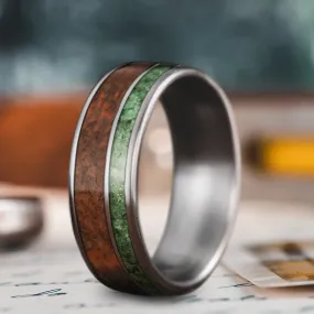 Custom Design - 2-Inlay Offset Ring D7hao9SYTEjKV8UOROOiN4mj