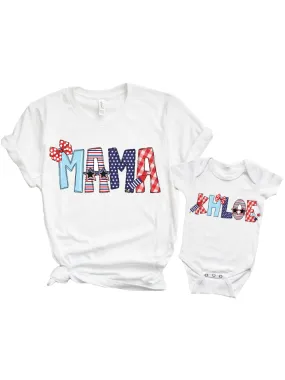 Custom Patriotic Name Tee