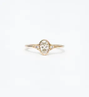 Diamond Oval Deco Ring