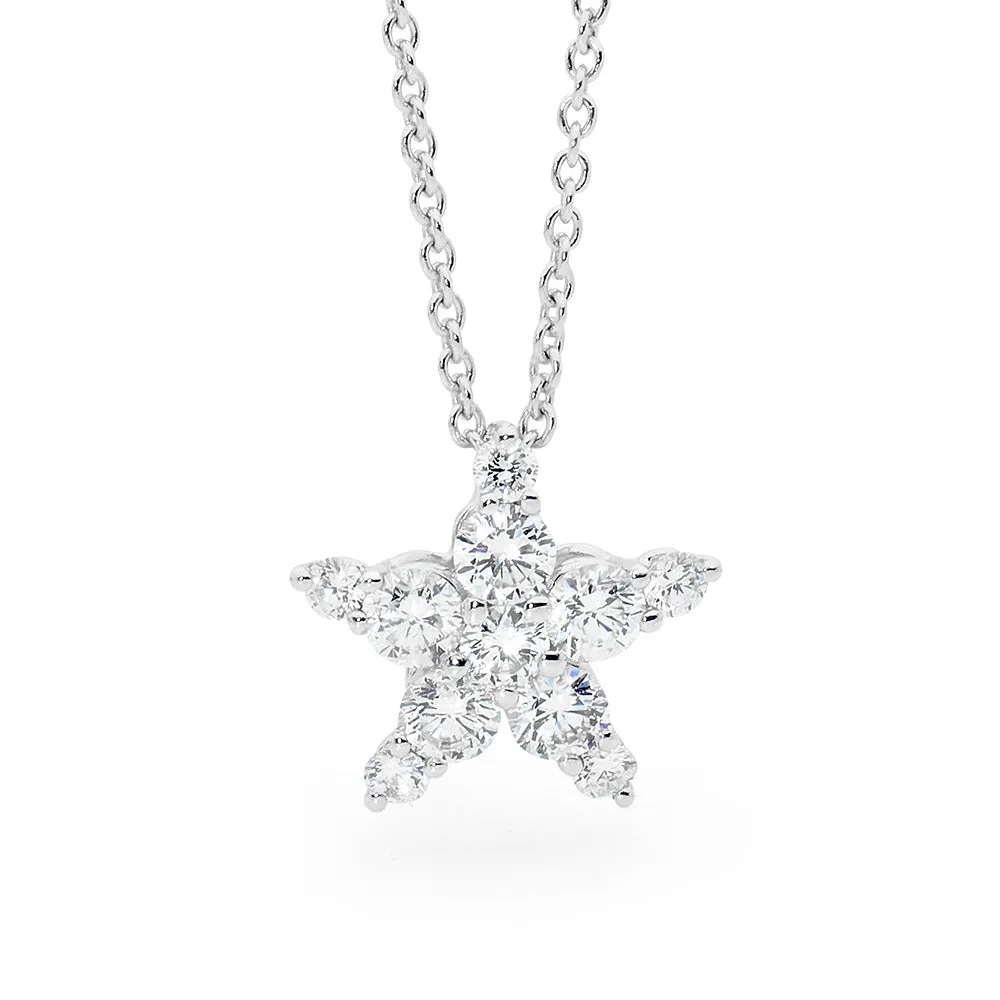 Diamond Star Necklace