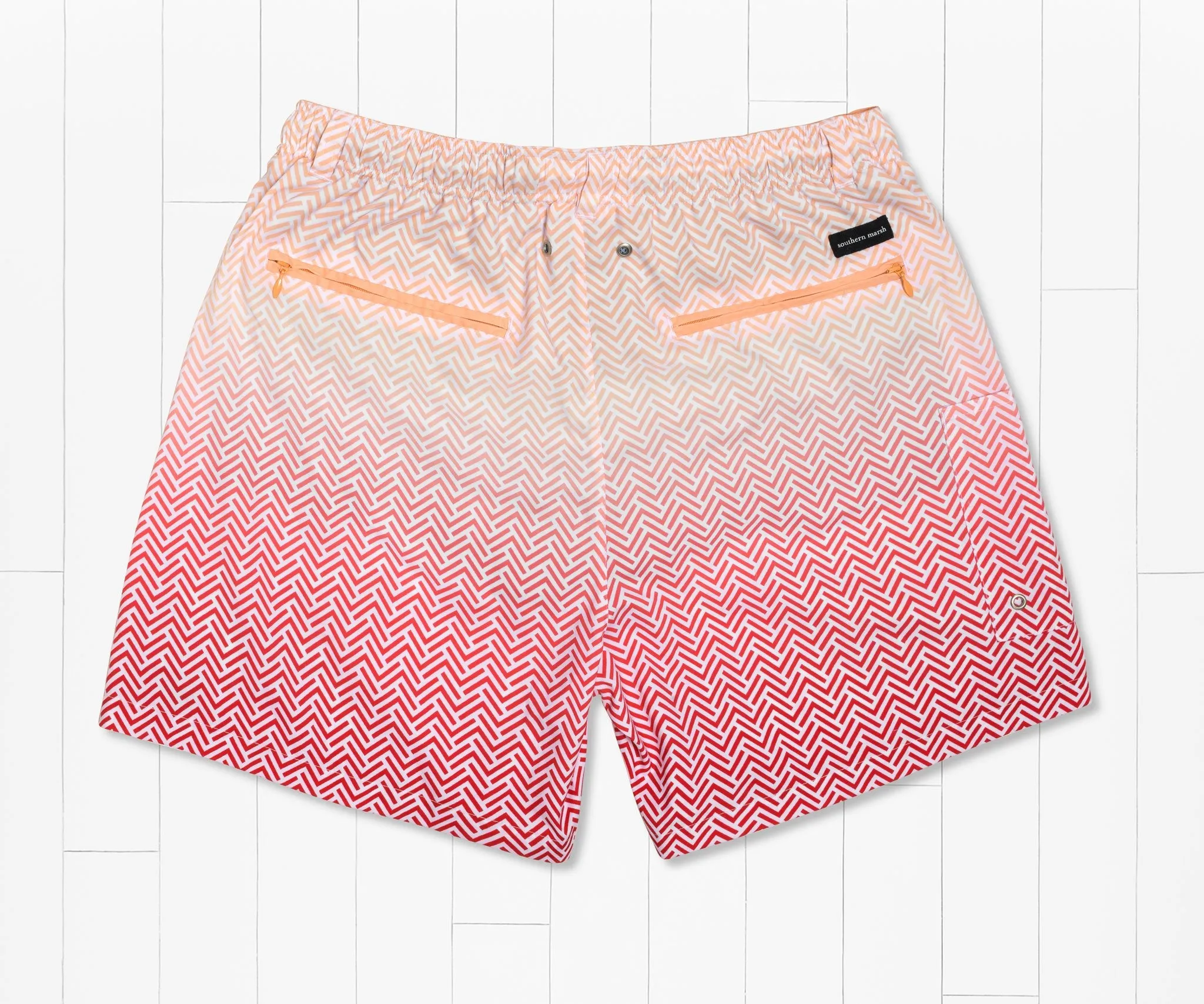 Dockside Swim Trunk - Herringbone Fade