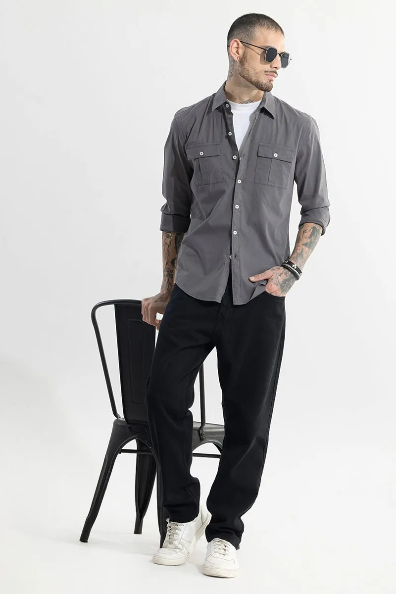 Duple Pocket Grey Shirt