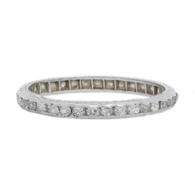 Edwardian Platinum Diamond Eternity Band