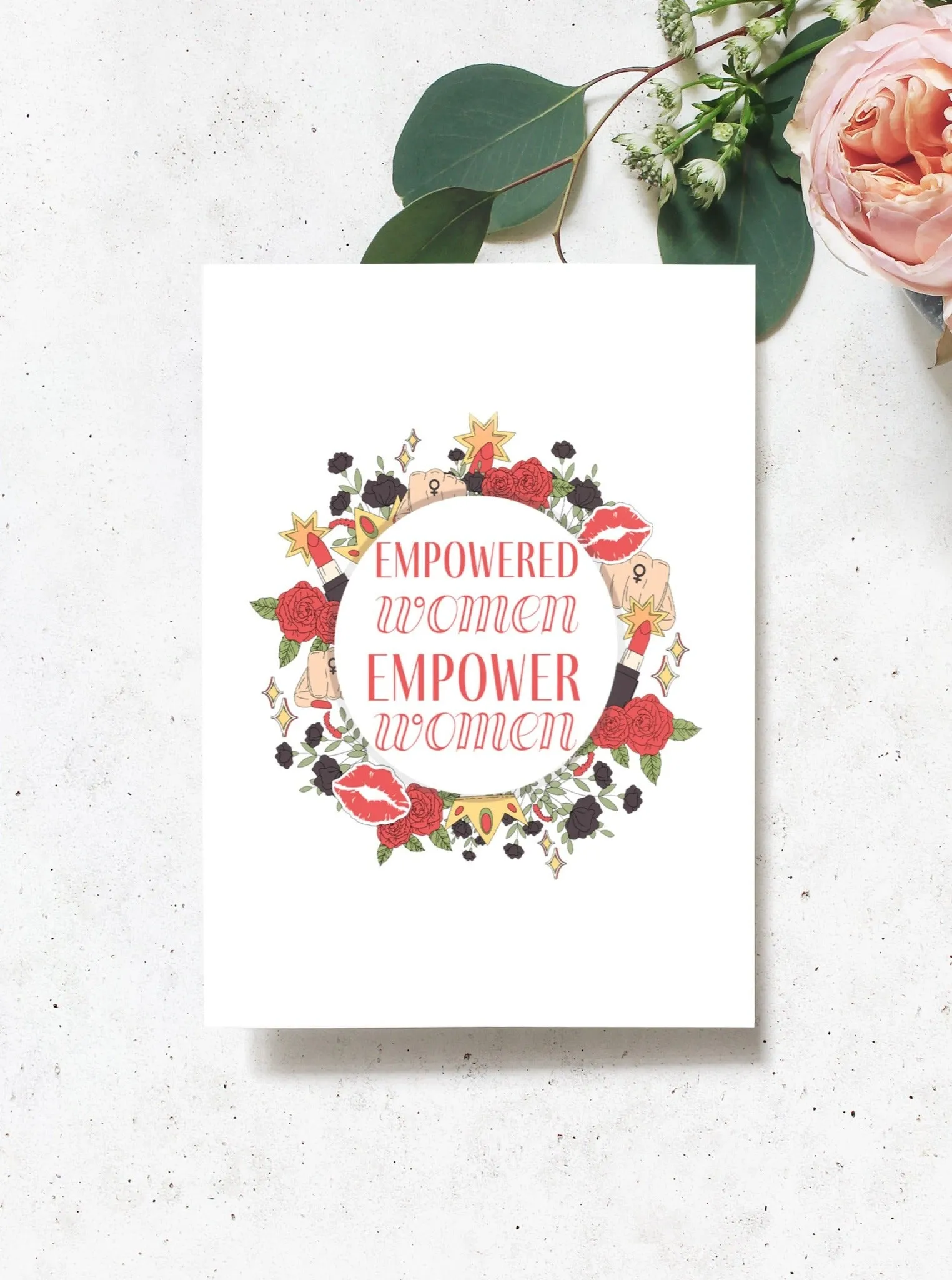 Empowered Women Greeting Card