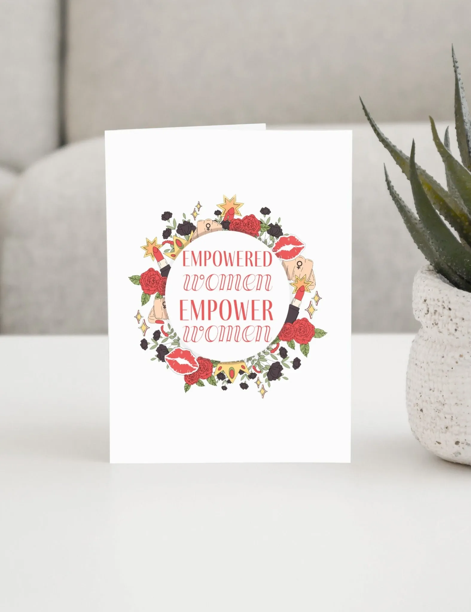 Empowered Women Greeting Card