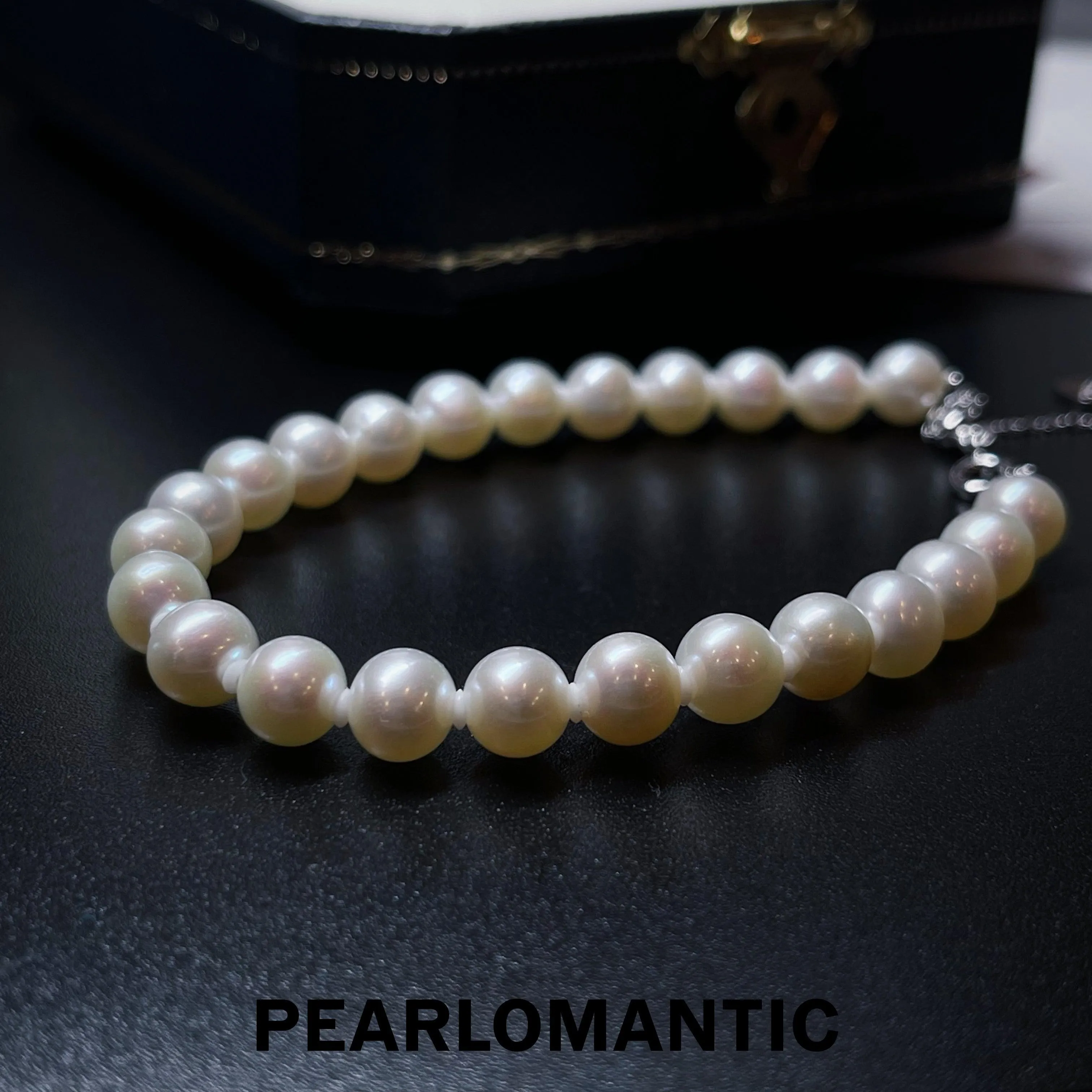 [Everyday Essentials] Freshwater Pearl 6-7mm Classic Bracelet w/ S925 Silver