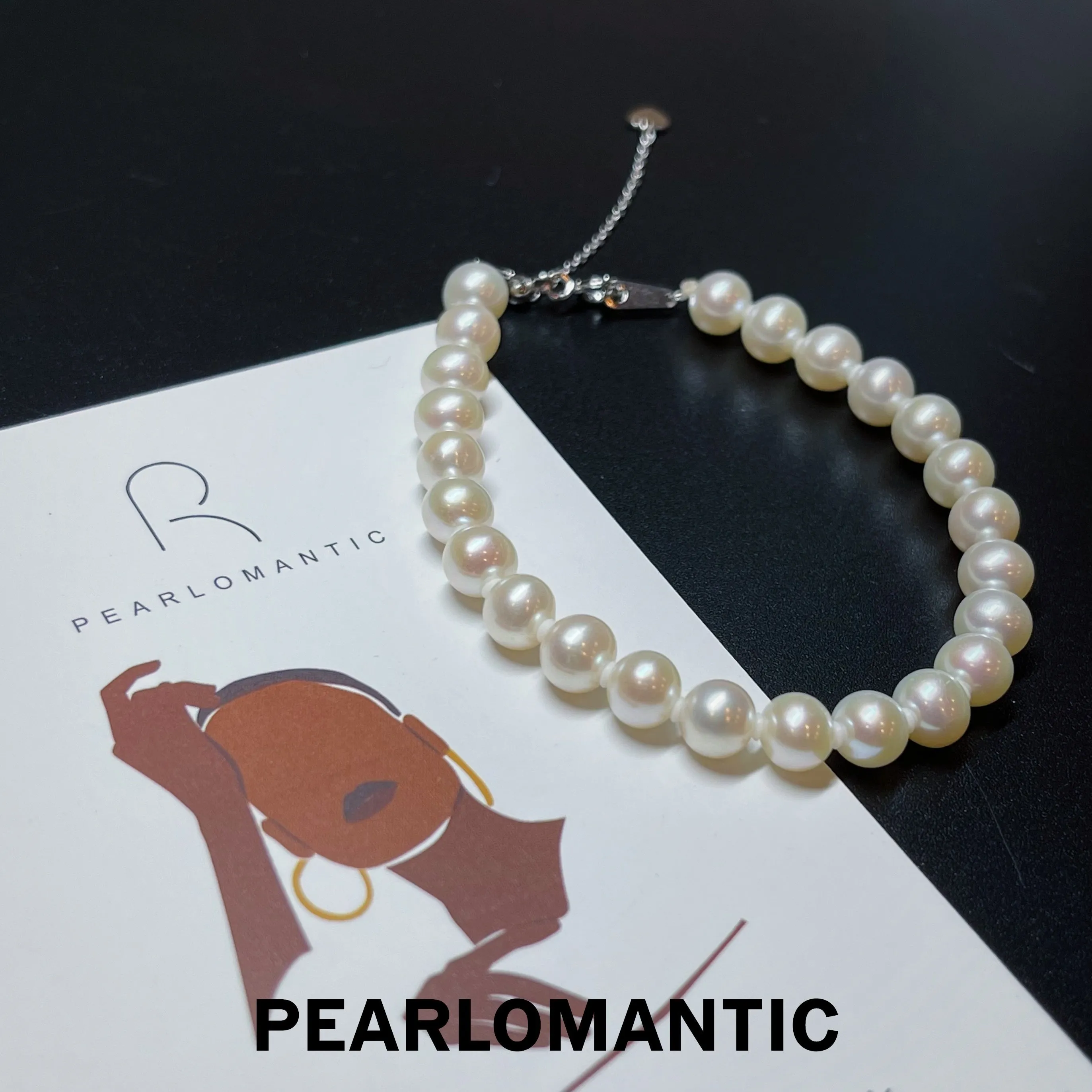 [Everyday Essentials] Freshwater Pearl 6-7mm Classic Bracelet w/ S925 Silver