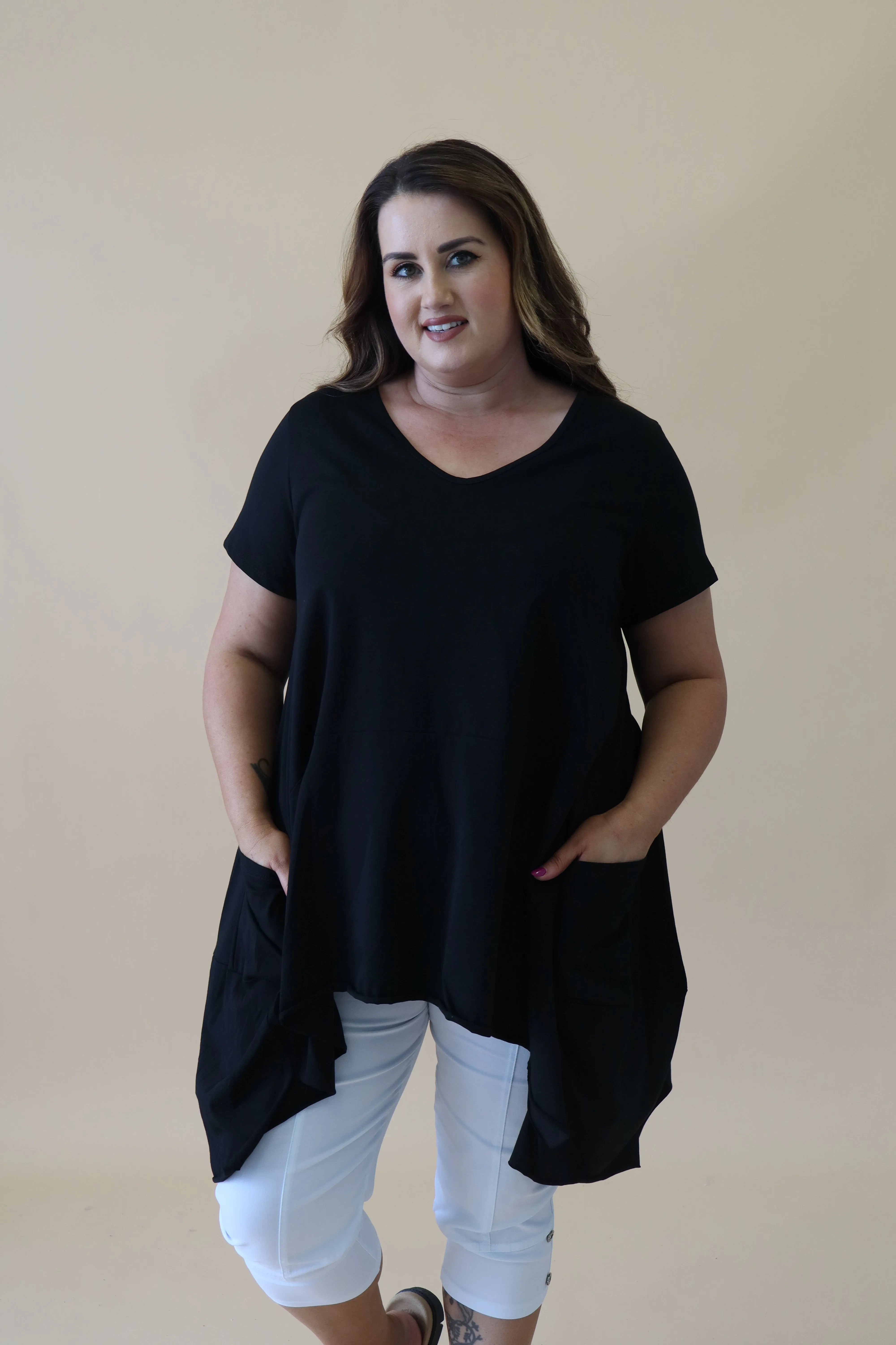 Fiona Tunic in Black