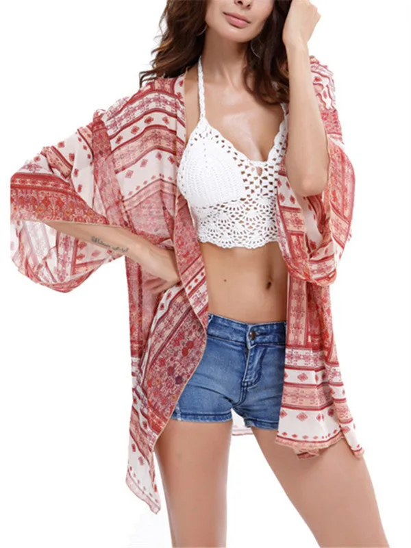 Floral Print Bikini Cover-up