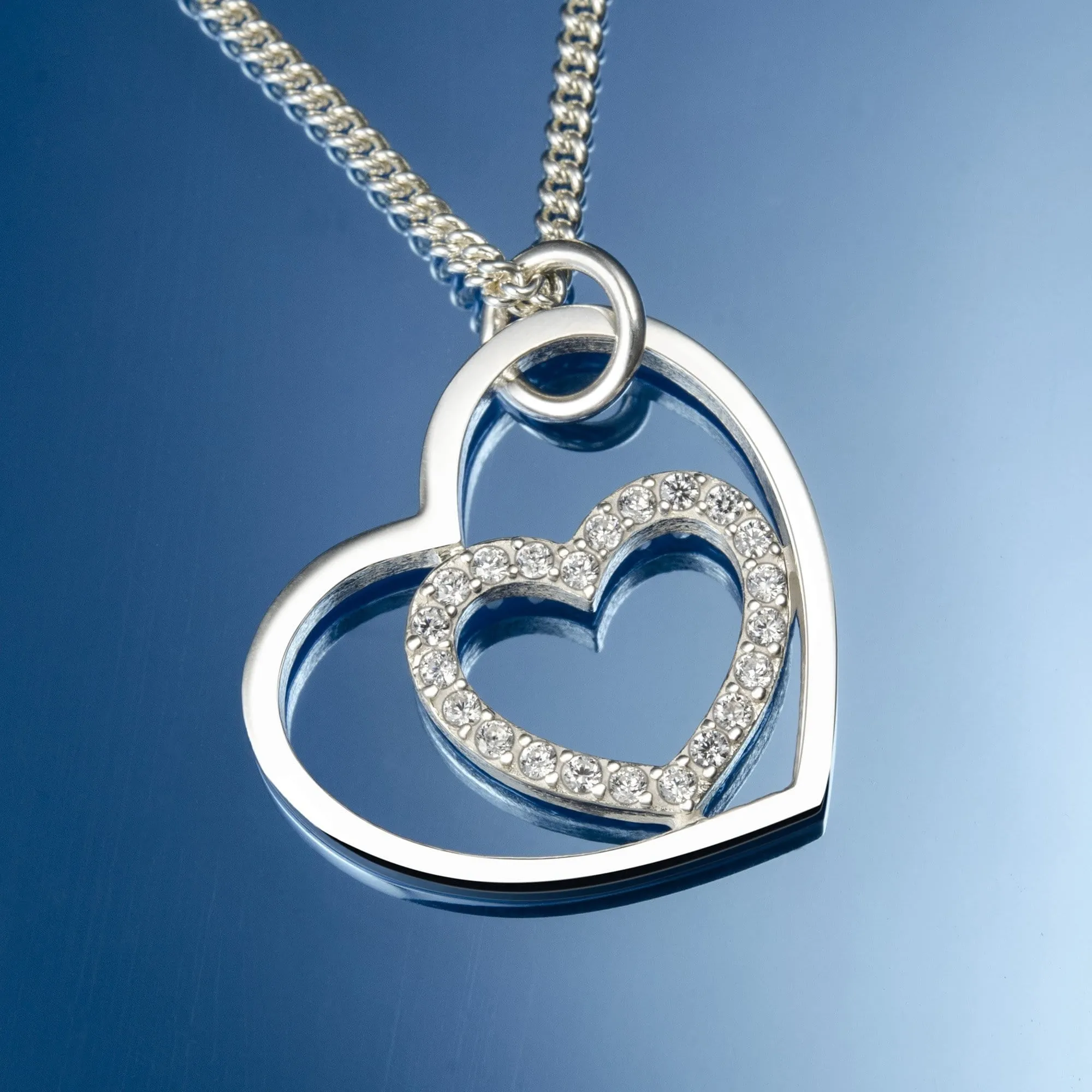 Forever Heart Pendant Sterling Silver