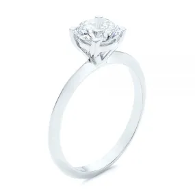 Four Prong Round Brilliant Engagement Ring [Setting Only] - EC024