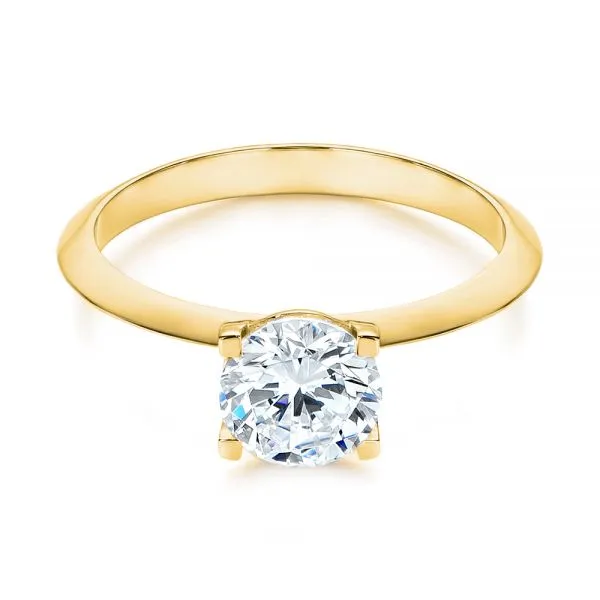 Four Prong Round Brilliant Engagement Ring [Setting Only] - EC024