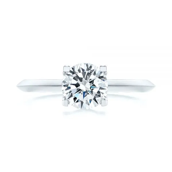 Four Prong Round Brilliant Engagement Ring [Setting Only] - EC024