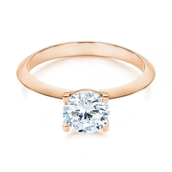 Four Prong Round Brilliant Engagement Ring [Setting Only] - EC024