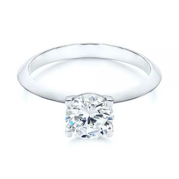 Four Prong Round Brilliant Engagement Ring [Setting Only] - EC024